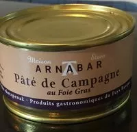 Mängden socker i Pate de campagne au foie gras