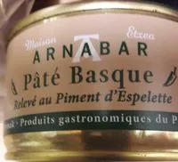 Mängden socker i Pâté basque relevé au Piment d'Espelette