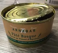 Mängden socker i Paté basque