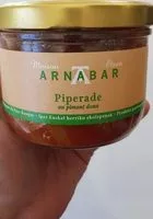 Mängden socker i Piperade au piment doux