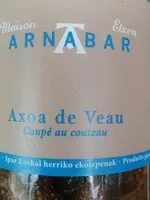 Mängden socker i Axoa de veau- Aratxe