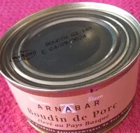 Mängden socker i Boudin de porc