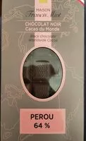 Mängden socker i Chocolat noir Pérou