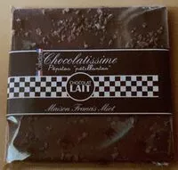 Mängden socker i Tablette chocolatissime au chocolat au lait