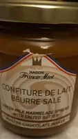 Mängden socker i Confiture de lait beurre salé