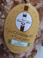 Mängden socker i Les croquants de sorcière aux amendes