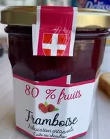 Mängden socker i Confiture framboise