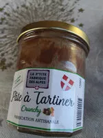 Mängden socker i pâte tartiner crunchy