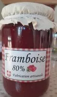 Mängden socker i Framboise 80%