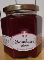 Mängden socker i Confiture de framboise intense