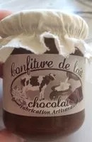 Mängden socker i Confiture de lait chocolat