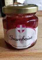 Mängden socker i Confiture de framboise