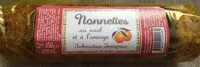 Mängden socker i Nonnettes au miel et à l'orange