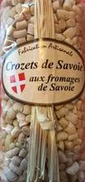 Mängden socker i Crozets de Savoie aux fromages de Savoie