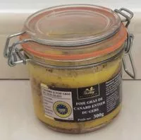Mängden socker i Foie gras de canard entier du gers