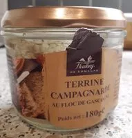 Mängden socker i Terrine campagnarde