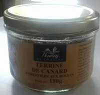 Mängden socker i Terrine de canard forestière aux bolets