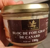 Mängden socker i Bloc de foie Gras de Canard