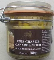 Mängden socker i Foie gras de canard entier au poivre de Madagascar