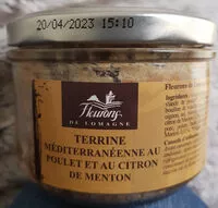 Mängden socker i Terrine méditerranéenne au poulet et au citron de menton