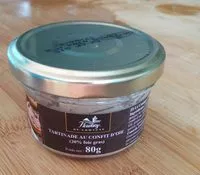 Mängden socker i Tartinade de confit d'oie