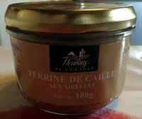 Mängden socker i Terrine de caille aux airelles