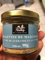 Mängden socker i Rillette de maquereau au sel de guerande et citron