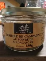 Mängden socker i Terrine de campagne au poivre de Madaga
