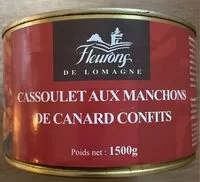 Mängden socker i Cassoulet aux manchons de canard confits