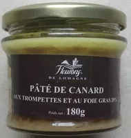 Mängden socker i Pâté de canard aux trompettes et au foie gras 20%