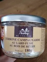 Mängden socker i Terrine campagnarde au lard fumé au bois de hêrtre