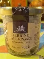 Mängden socker i Terrine campagnarde aux groseilles