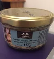 Mängden socker i Toastinade de saumon