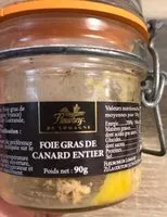 Mängden socker i foie gras de canard entier