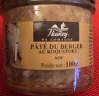 Mängden socker i Pâté du berger au roquefort