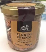 Mängden socker i Terrine de dinde aux éclats de marrons