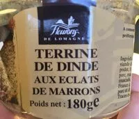 Mängden socker i Terrine de dinde aux éclats de marrons