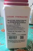 Mängden socker i Glucose deshydraté