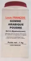 Mängden socker i Gomme arabique en poudre