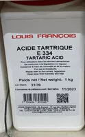 Mängden socker i Acide tartrique