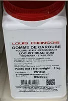 Mängden socker i Gomme de Caroube