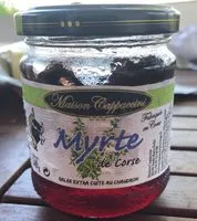 Mängden socker i Gelée myrte corse