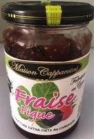 Mängden socker i Confiture fraise figue