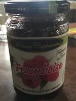 Mängden socker i Confiture extra cuite au chaudron Framboise