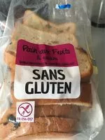 Mängden socker i Pain aux fruits & raisins - sans gluten