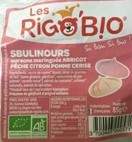 Mängden socker i Bonbons Meringués Aux Fruits