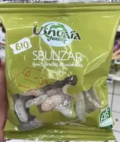 Mängden socker i Sbulizar goûts fruités et acidulés