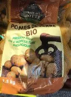 Mängden socker i Pomme de terre bio