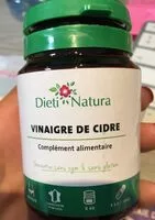 Mängden socker i Vinaigre de cidre