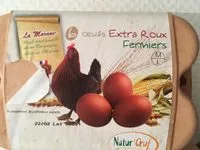 Mängden socker i Oeufs extra roux fermiers